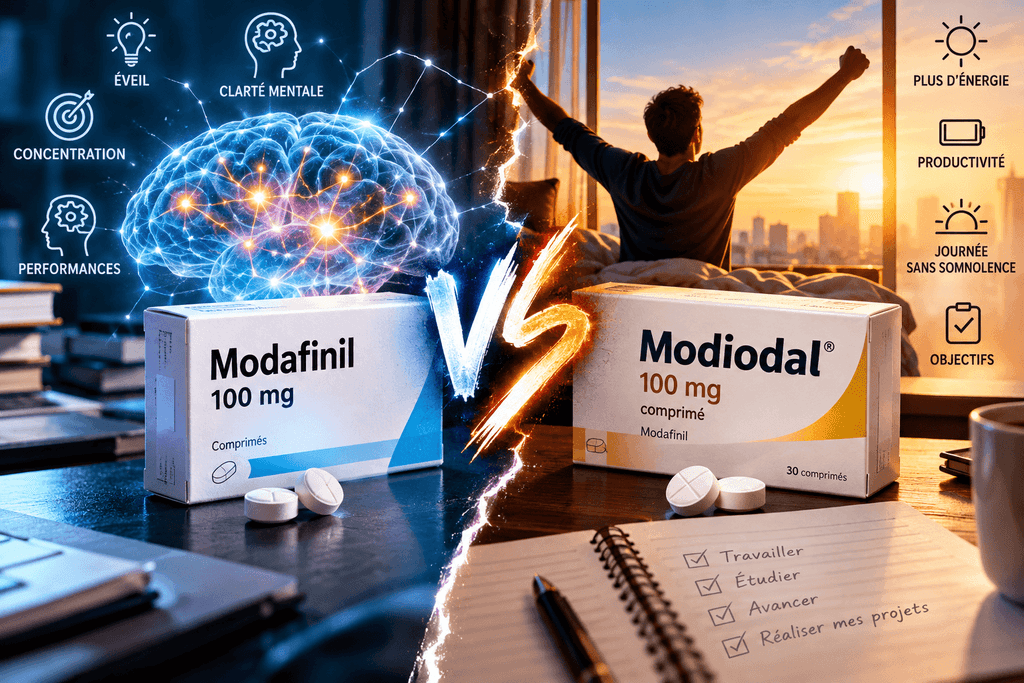 Modafinil et Modiodal